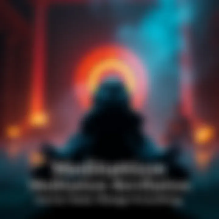 A person meditating deeply with eyes closed, surrounded by a calm and peaceful environment, illustrating the intense focus of meditation.