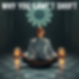 A person in a calm setting, meditating with a serene expression while surrounded by a gentle aura of light, symbolizing inner peace and clarity in shifting realities.