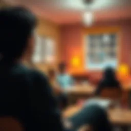 A group of people learning mediumship skills in a cozy classroom setting