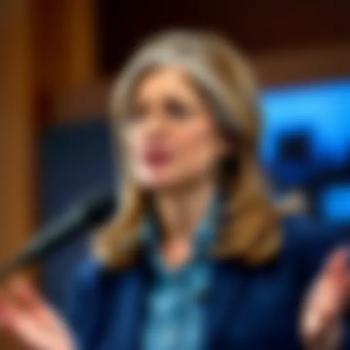 Melinda Gates addressing the media regarding her ex-husband Bill Gates and his connections to Jeffrey Epstein, expressing concerns about trust and legacy