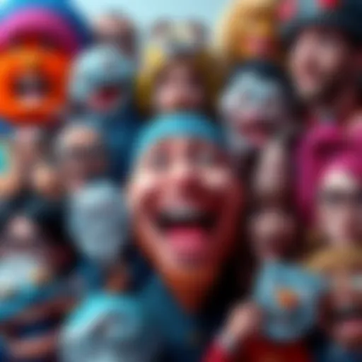 A collage of popular internet memes showing their diverse expressions and styles, representing the impact on social conversations.