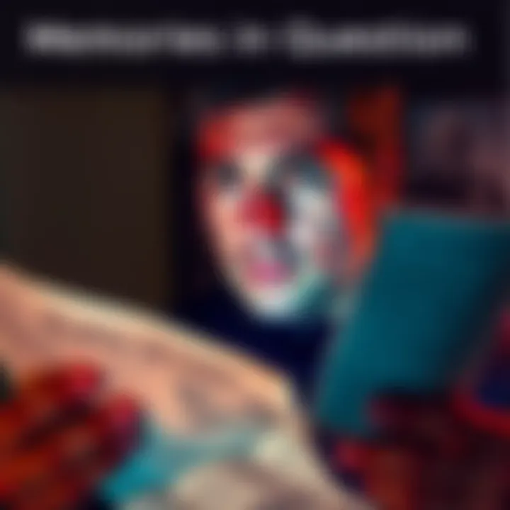 A person looking at historical documents with a puzzled expression, contemplating altered memories.