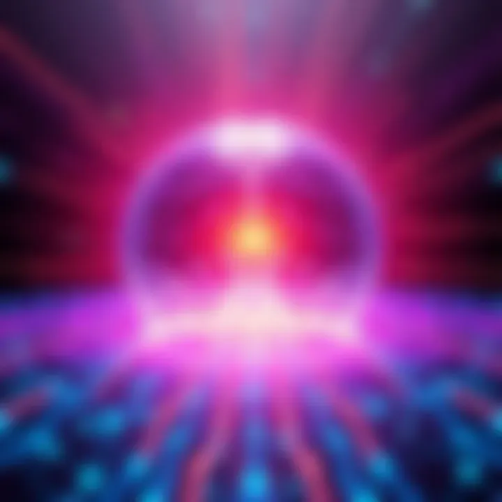 A visual representation of how memory interacts with an electromagnetic field, illustrating memory's influence on reality and outcomes.
