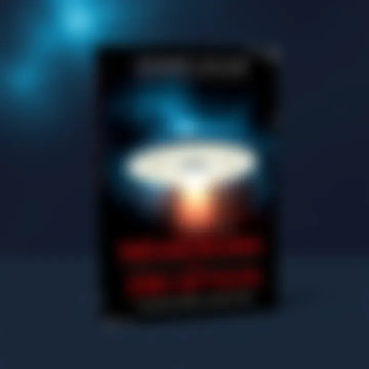 Cover of Jacques Vallée's book featuring a UFO and a starry background, symbolizing the themes of truth and illusion in UFO phenomena.