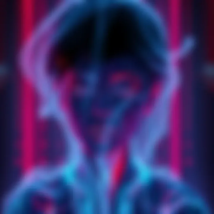 A digital representation of a person with a ghostly overlay, symbolizing the imitation of deceased individuals in technology.