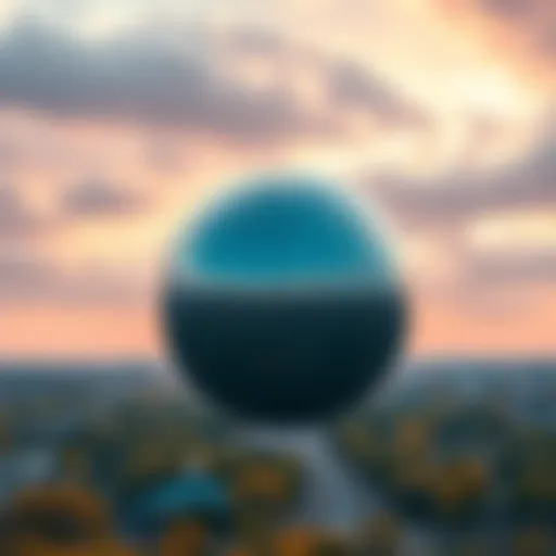 A metal sphere hovering in the sky near Novosibirsk, captured by a civilian's camera.