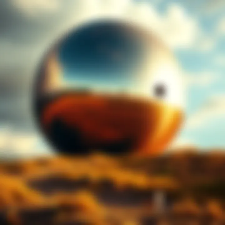 Metallic Sphere in Colombia A shiny metallic sphere spotted in a Colombian landscape, sparking public curiosity and debate.