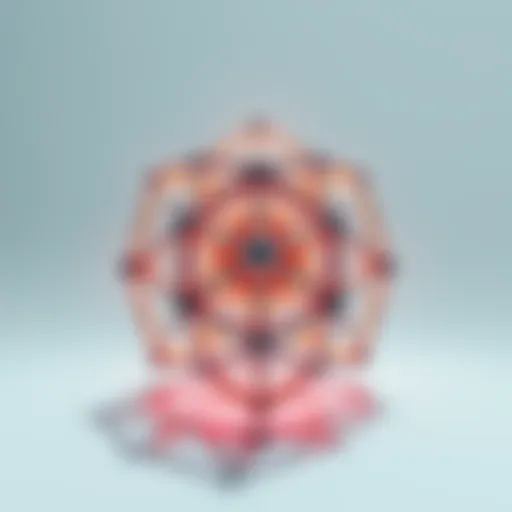 A detailed pencil drawing of Metatron's Cube, showcasing intricate shapes and shading that add depth to the artwork.