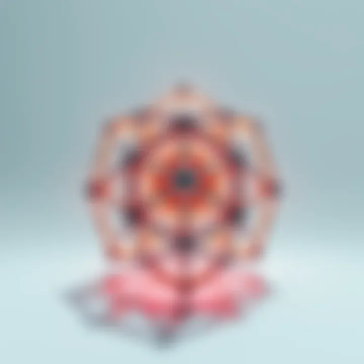 A detailed pencil drawing of Metatron's Cube, showcasing intricate shapes and shading that add depth to the artwork.