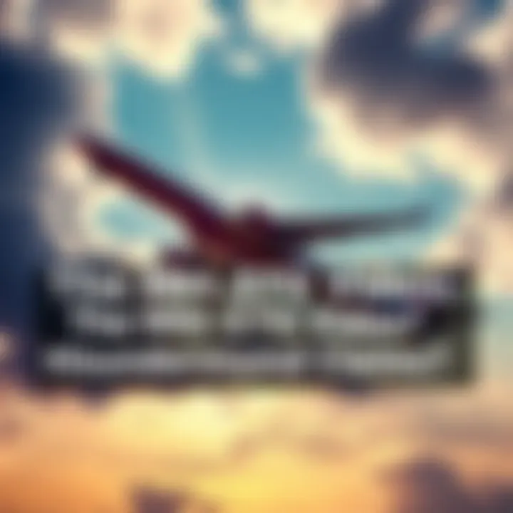 A still from the MH370 video showing an aircraft in the sky, with text overlay discussing claims and skepticism.