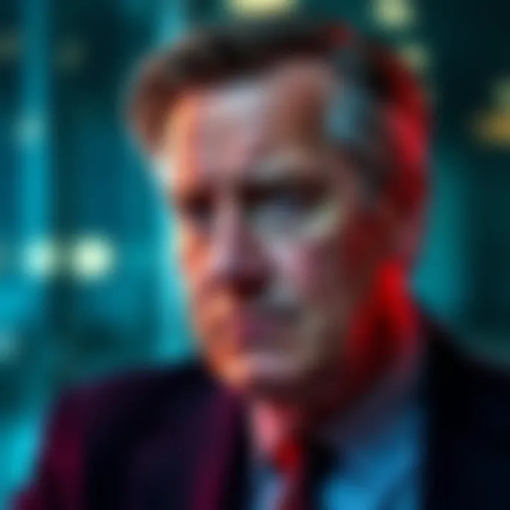 Michael Tennenbaum Reflecting Michael Tennenbaum looking concerned while thinking about his past decisions regarding Jeffrey Epstein at Bear Stearns