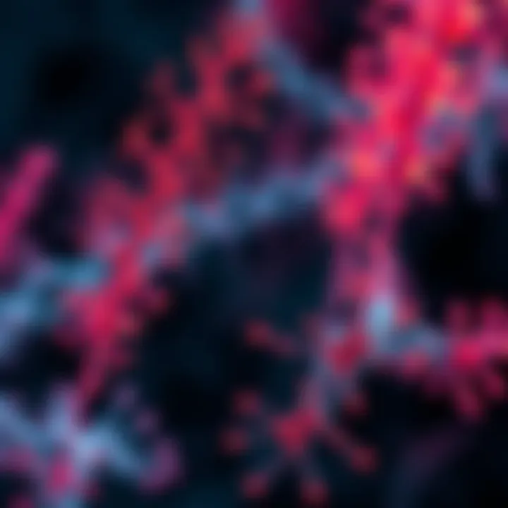 Illustration of microtubules acting like antennas, resonating with electromagnetic frequencies, demonstrating cellular communication.