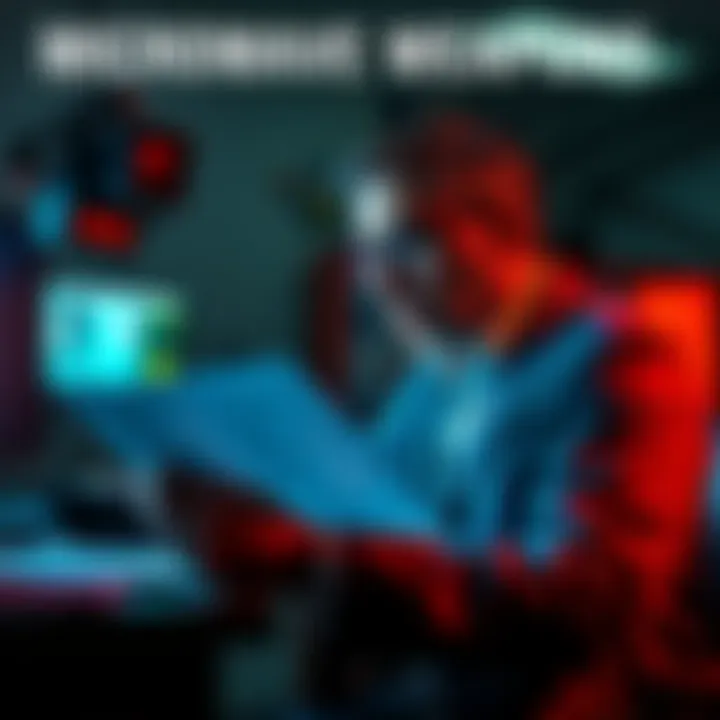 Microwave Weapons Investigation A researcher examines documents related to microwave weapons and Havana Syndrome symptoms in a serious setting.