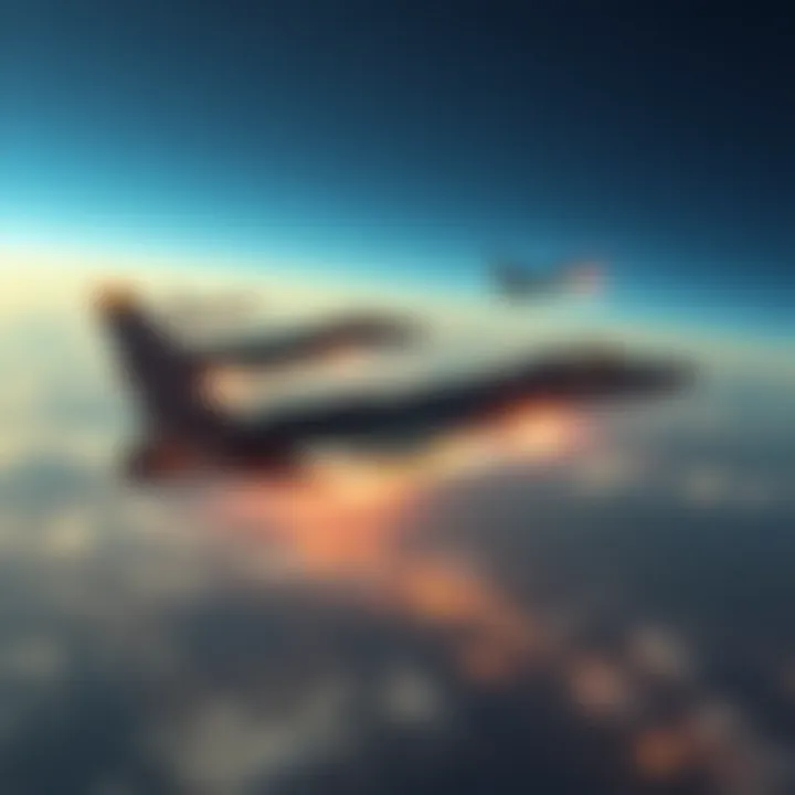 Military aircraft flying near the Venezuelan border during rising tensions