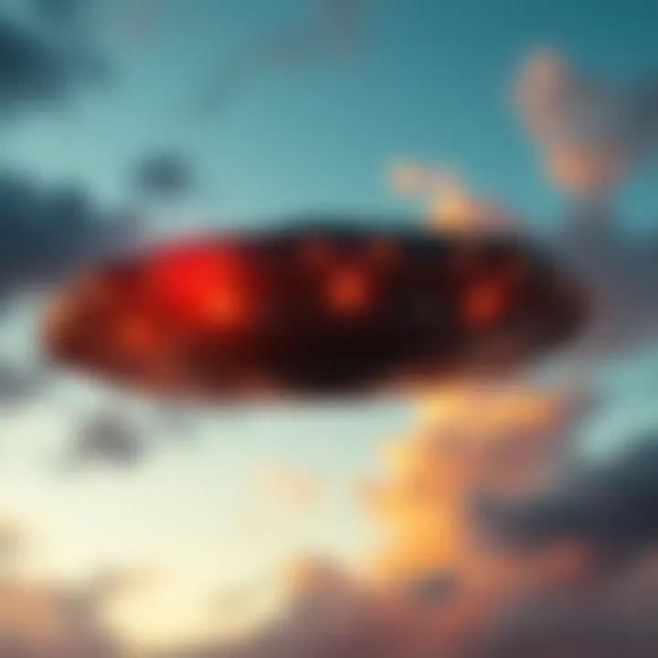Military UFO Captured in Footage A military UFO showing rapid acceleration in the sky, demonstrating advanced technology.