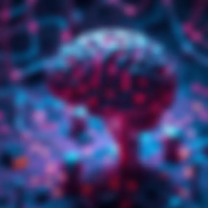 A human brain connected to a circuit board, representing the relationship between consciousness and technology.
