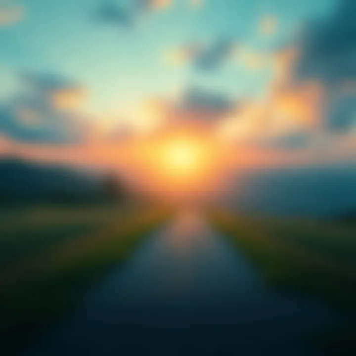 Contemplative Mindfulness Journey A serene landscape inviting meditation and reflection on mindfulness practices like MIDL and Mahasi.