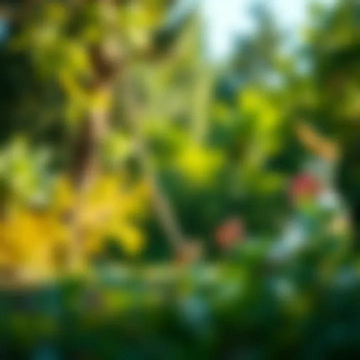 A peaceful scene of a person meditating in nature, surrounded by greenery and calmness, promoting mental well-being.