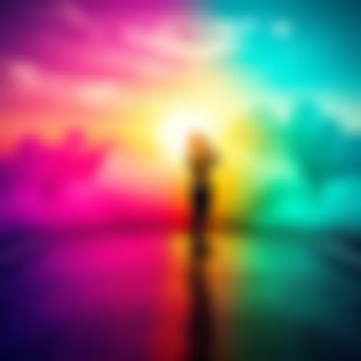A person standing at a crossroads, representing choices between mini shifting and actual shifting in life