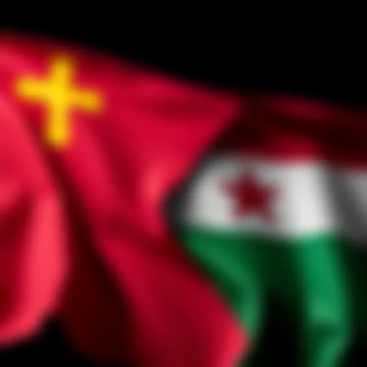 Minnesota State Flag with Somali Influences The new Minnesota state flag displayed alongside the Somali national flag, highlighting similarities in design.