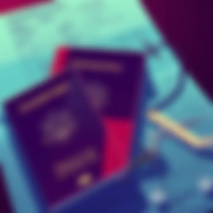 Illustration showing missing passports and flight logs related to the Jeffrey Epstein investigation.