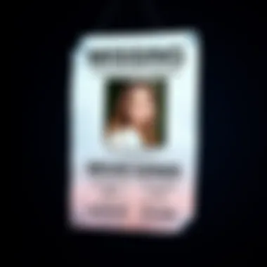 Missing Child Notice A flyer displaying information about Megan Garner's disappearance with her photo and contact details for tips.