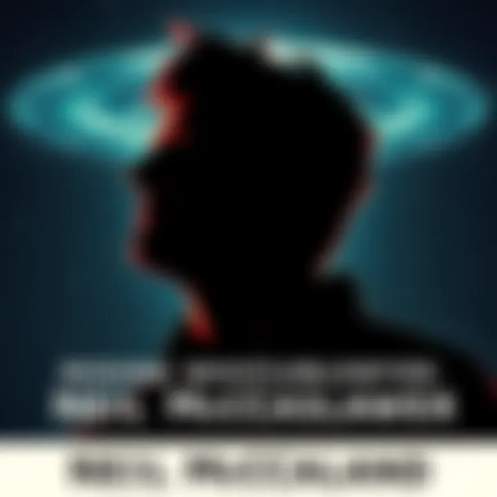 Missing UFO Whistleblower Neil McCasland A silhouette of a man against a starry sky, symbolizing the mysterious disappearance of UFO whistleblower Neil McCasland.