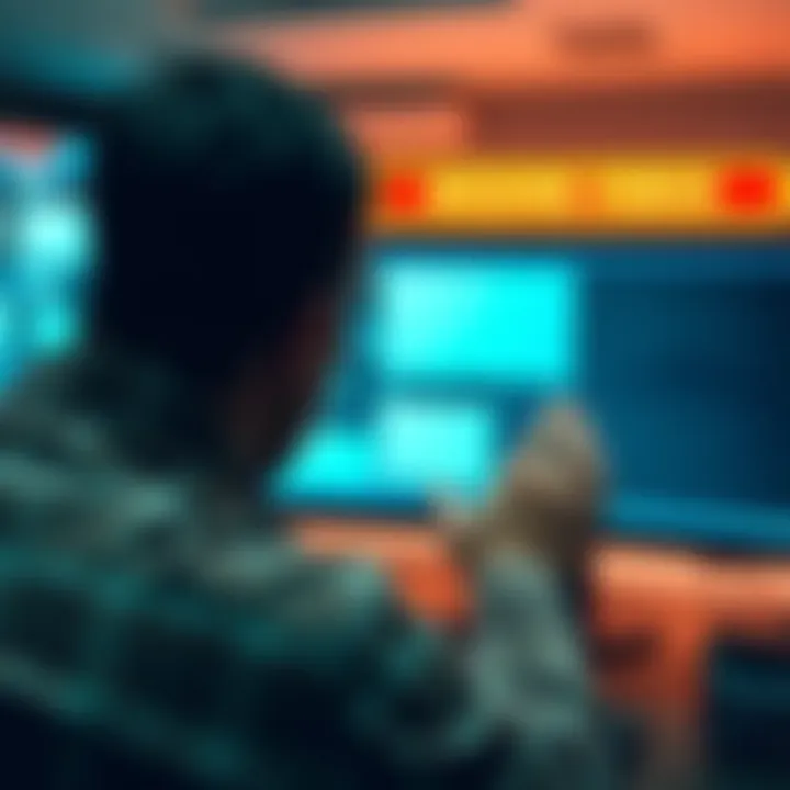 A person examining a computer screen showing blank video files, emphasizing concerns about missing nuclear safety videos