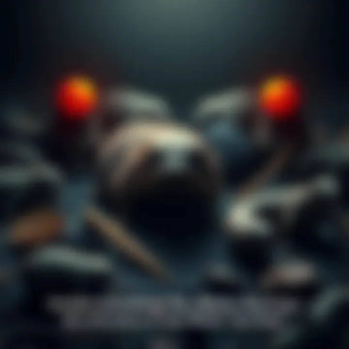 A simple depiction of the mole symbol in various cultural settings, illustrating its significance and interpretations, such as art and literature.