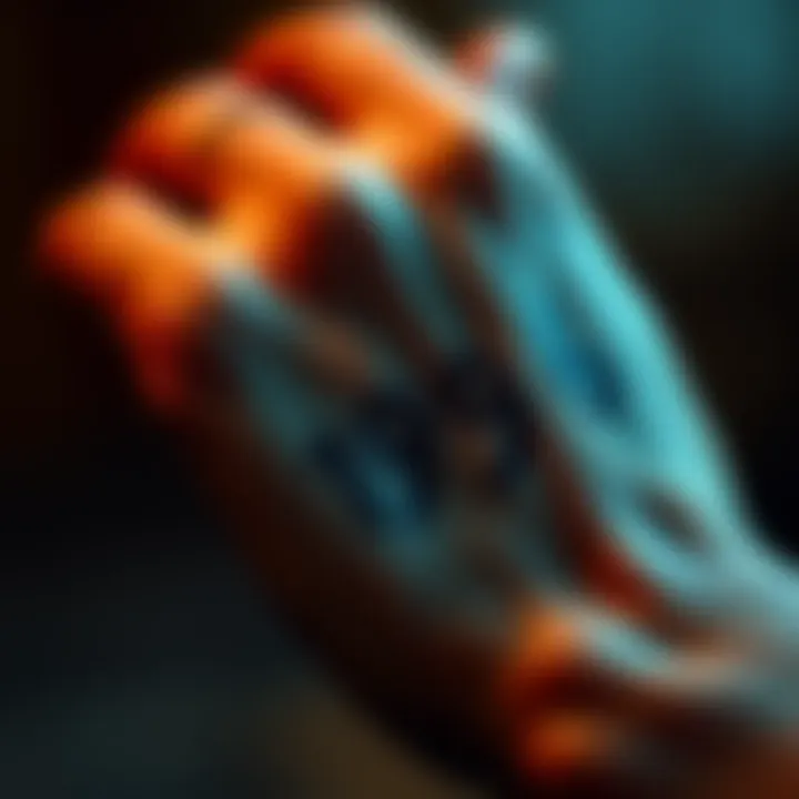 A close-up view of a woman's hand showing faded ink from 1996 with sentimental meaning