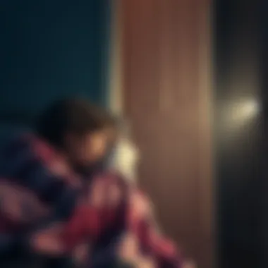 A young person experiences an out-of-body moment while sleeping, with their mother hearing pounding at the front door simultaneously.