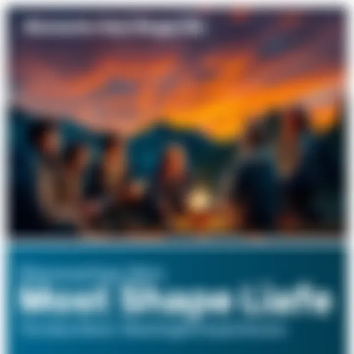 A group of people sharing stories around a campfire, capturing the essence of meaningful experiences and connections.