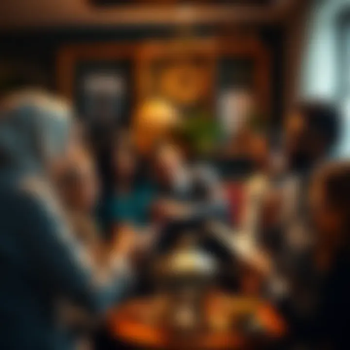 People sharing money manifestation success stories Group of diverse people discussing their experiences of manifesting money at a cozy gathering