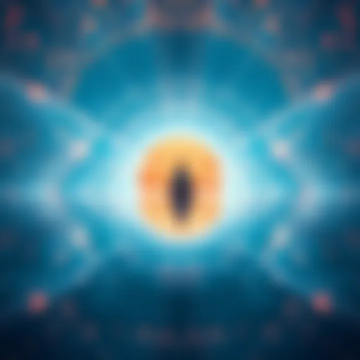 A serene visual representation of meditative exploration, highlighting the expansiveness of consciousness.