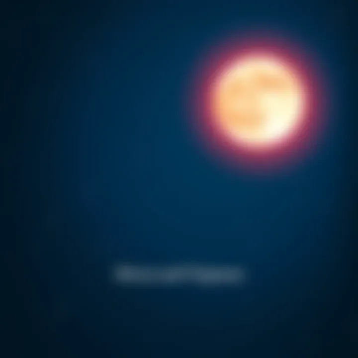 Moon and Neptune Conjunction Illustration of the Moon and Neptune in a starry night sky, symbolizing emotional depth and intuition in the 8th house of astrology.