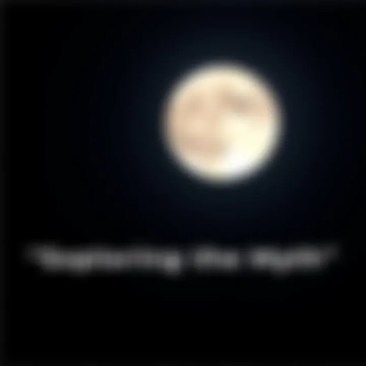Full moon glowing against a dark night sky