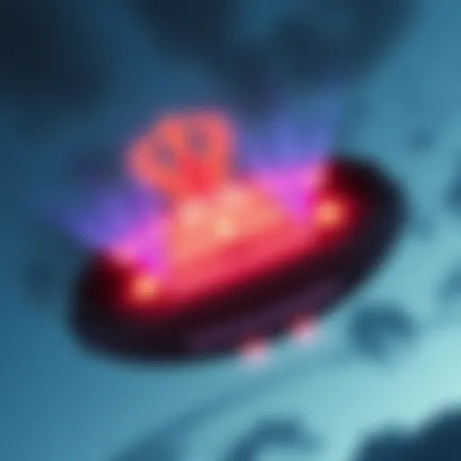 A strange UFO changing shapes in the sky, with bright lights and unusual forms, leaving witnesses amazed.