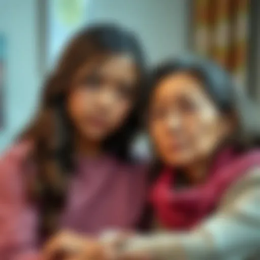 A 26-year-old daughter expresses her worries to her mother about health issues, showing emotions of concern and care.