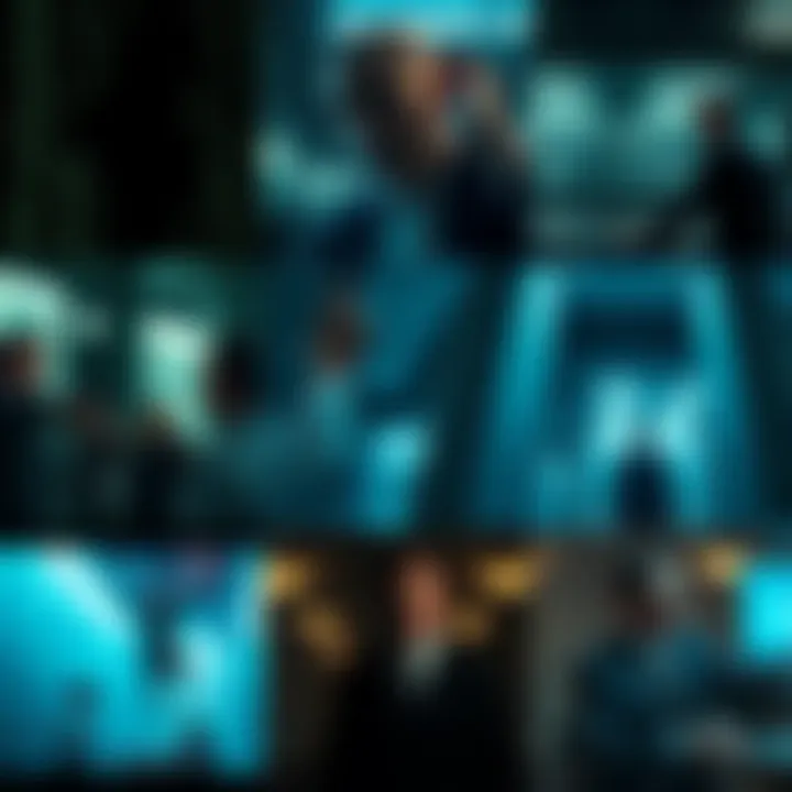 A collage showing scenes from 'The Matrix,' 'Eyes Wide Shut,' and 'The Truman Show' that blend reality with fiction.