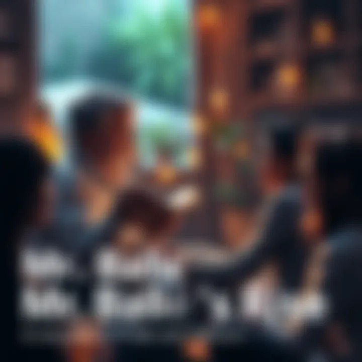 Mr. Ballen sharing engaging stories with an audience in a cozy setting