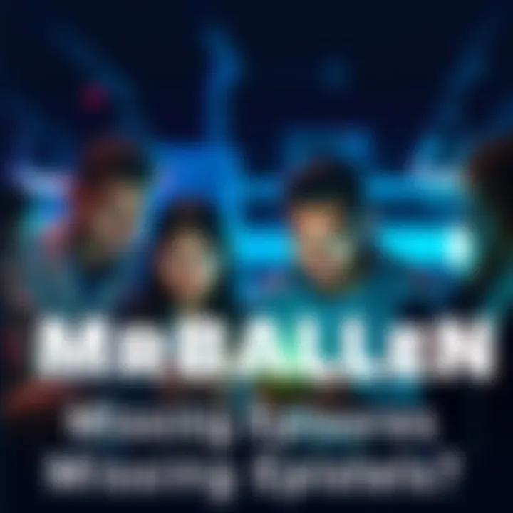 A group of concerned listeners discussing the missing episodes of MrBallen Medical Mysteries Podcast, looking at their smartphones and sharing opinions.