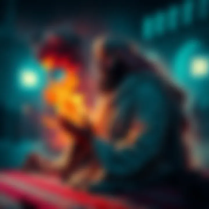 Depiction of Muhammad Ghori being attacked while praying