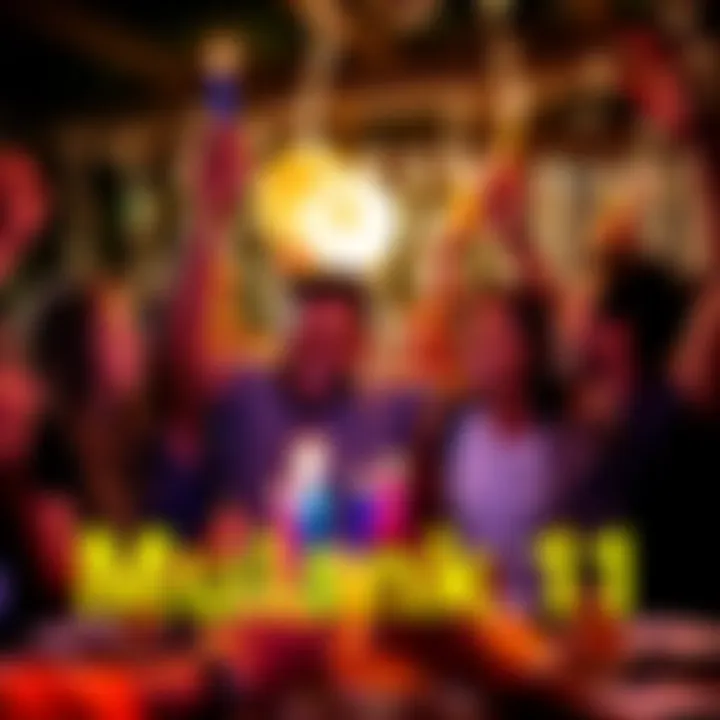 A group of happy people celebrating their birthdays on dates 1, 10, 19, and 28, representing Mulank 1 energy.