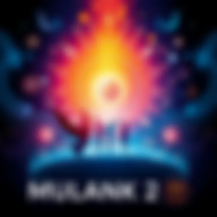 A visual representation of Mulank 2 traits influencing career success and strong relationships in 2026, featuring symbols of teamwork and harmony among people.