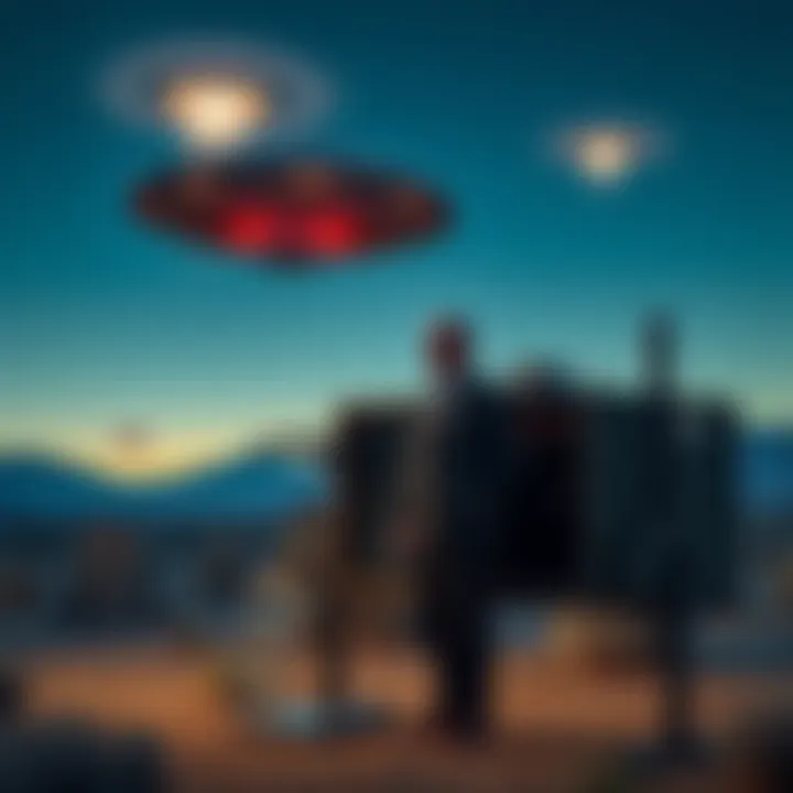 MUPAS System at Skinwalker Ranch Dr. Jim Segala demonstrating the Modular Unidentified Phenomena Alert System (MUPAS) at Skinwalker Ranch with UAPs in the background.