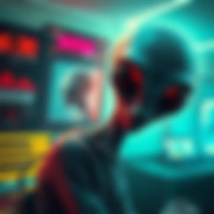 A captivating illustration of a mysterious alien figure, evoking nostalgia and curiosity, surrounded by a retro-themed background reminiscent of early 2000s internet culture.