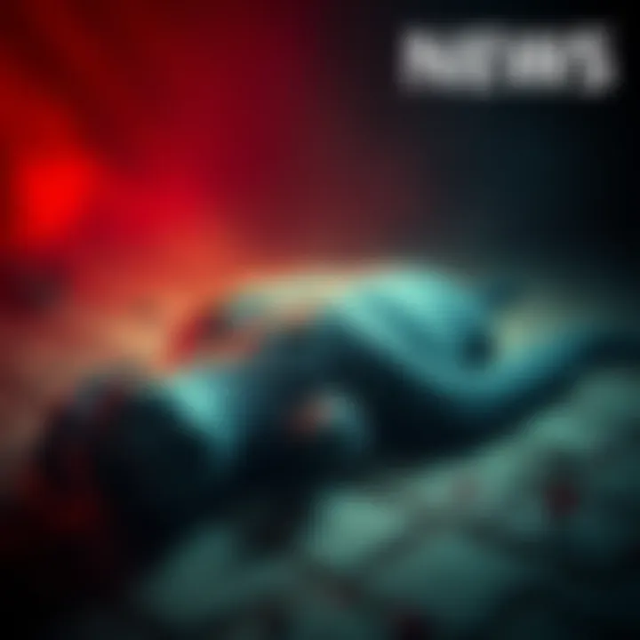 A still from a 15-year-old video showing a creature's dead body lying in an unknown location