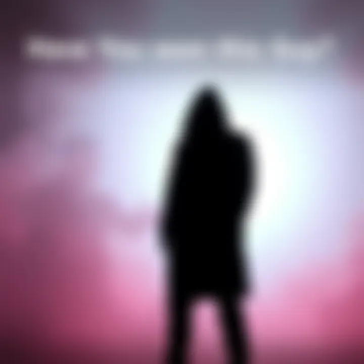 Silhouette of a mysterious man A shadowy figure created by AI stands against a fading background, sparking curiosity about his identity.