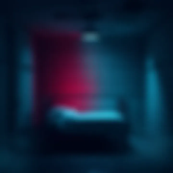 A dimly lit prison cell with a bed and bars, symbolizing uncertainty around Epstein's death