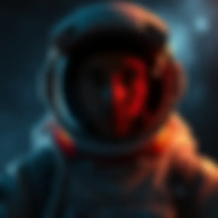 An extraordinary photograph of a spaceman capturing the imagination of the world